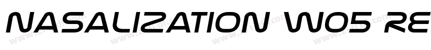 Nasalization W05 Reg字体转换